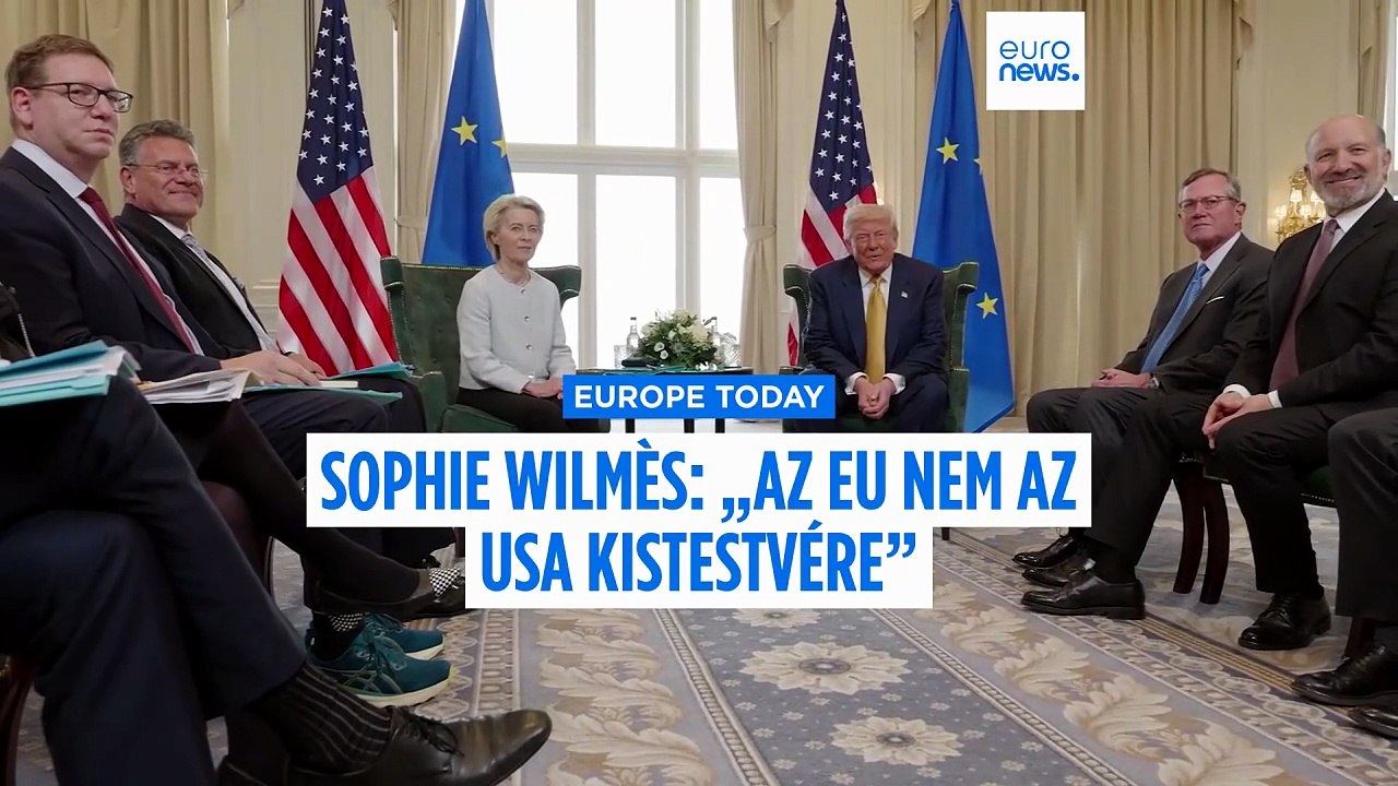 "Az EU nem az USA kistestvére" - mondta Sophie Wilmès, az Európai Parlament alelnöke