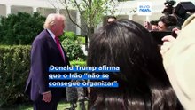 Trump avisa Irão para "ficar esperto depressa", enquanto EUA preparam longo bloqueio portuário