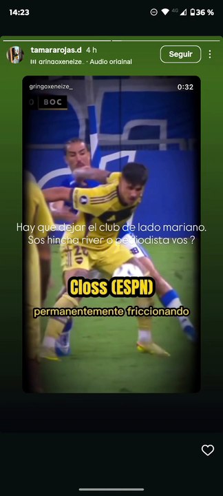 La esposa de Adam Bareiro atacó a Mariano Closs tras la roja en Boca