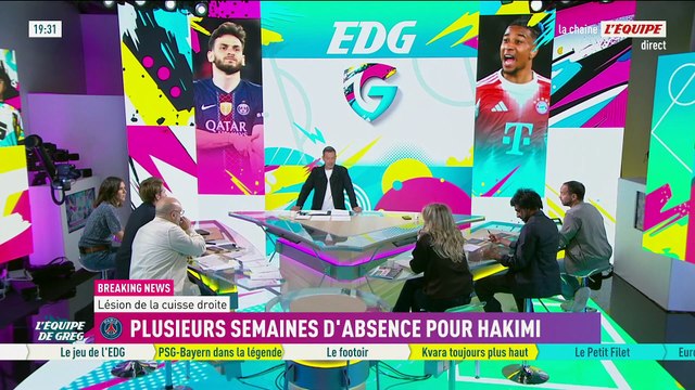Achraf Hakimi forfait avec le PSG pour la demi-finale retour de Ligue des champions à Munich - Foot - Ligue des champions