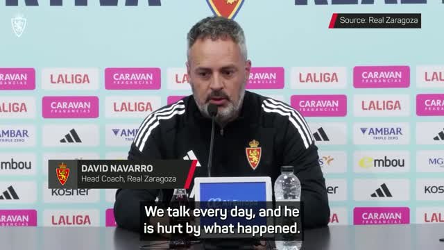 Zaragoza goalkeeper 'will pay' for punching opponent, says head coach