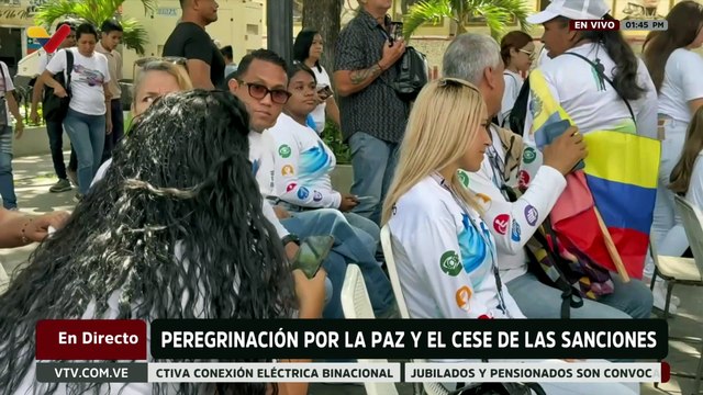 Caracas | Personas con discapacidad se suman en la peregrinación por la paz y cese de sanciones