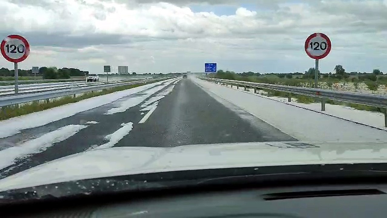 Granizada en la provincia