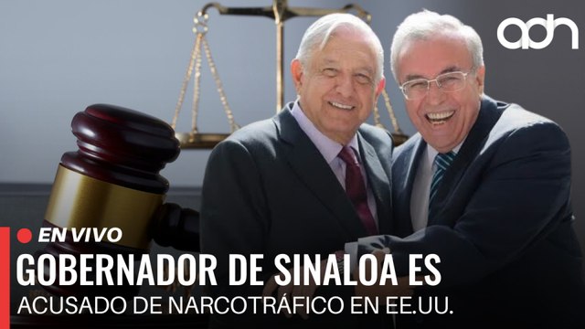 🚨¡Última Hora! Rubén Rocha Moya, gobernador de Sinaloa es acusado de Narcotráfico en EE.UU.