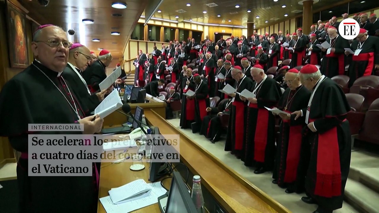 Se aceleran los preparativos a cuatro días del cónclave en el Vaticano