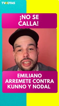 Emiliano Aguilar lanza mensajes contra Kunno y Nodal y desata polémica