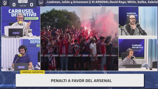 La polémica del Atleti-Arsenal: tres penaltis en el Metropolitano