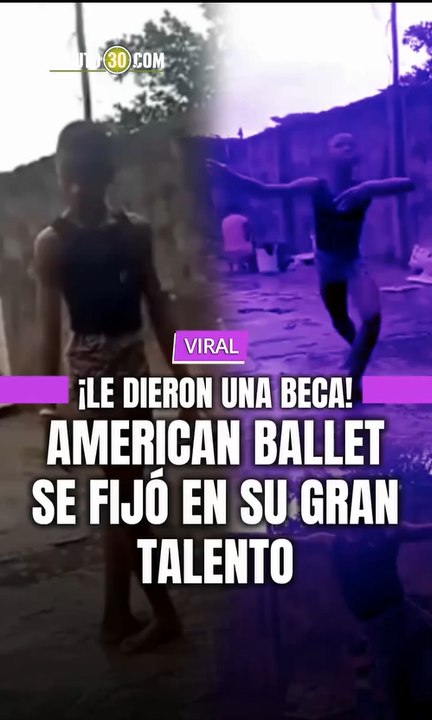 Anthony Mmesoma, el niño nigeriano que se hizo viral bailando ballet bajo la lluvia, acaba de recibir una beca del American Ballet Theatre.