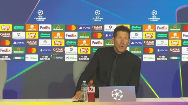 Rueda de prensa de Simeone, Atlético de Madrid 1 - Arsenal 1