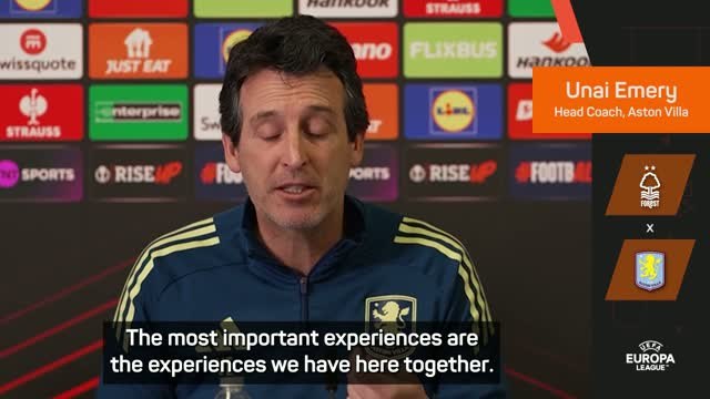 Emery urges Villa to use semi-final heartbreak to fuel Europa League glory