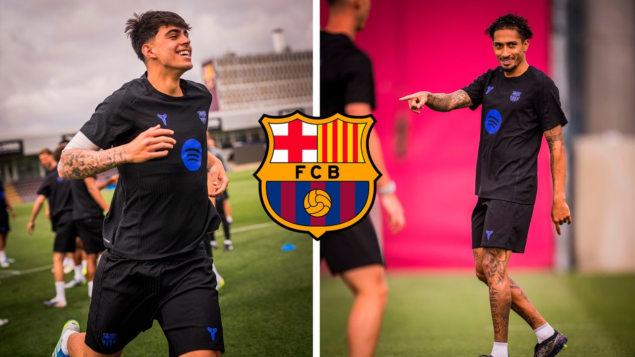 Raphinha vuelve a los entrenamientos del Barcelona en la recta final de La Liga