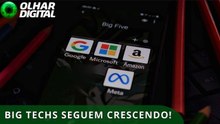 Microsoft, Google, Amazon e Meta divulgam resultados financeiros