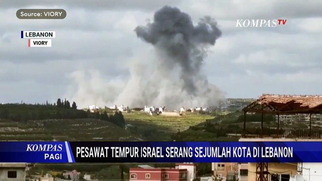 Brutal! Serangan Pesawat Tempur Israel Masih Gempur Sejumlah Kota di Lebanon
