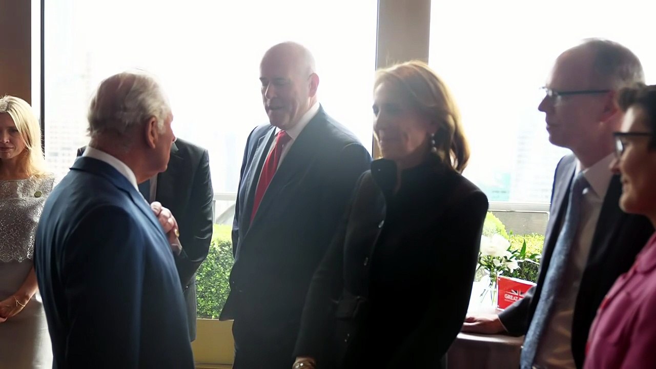 King Charles attends business reception