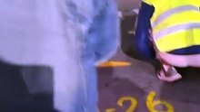 Familiares y amigos recordaron al ciclista fallecido en la rotonda de Limache con una estrella amarilla