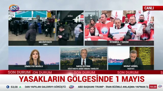Mecidiyeköy'de 1 Mayıs ablukası
