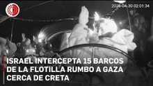 Israel intercepta flotilla rumbo a Gaza; reportan captura de fotógrafa mexicana