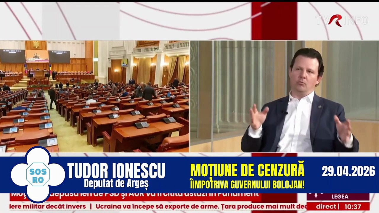 Moțiune de cenzură împotriva guvernului Bolojan!