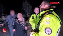 Kırıkkale'de araç takla atan aracın sürücüsü kaçtı yerine yaşlı çift geldi