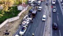 İzmir’deki tır faciasının görüntüleri ortaya çıktı