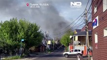 Καπνός υψώνεται πάνω από τη ρωσική Τουάπσε μετά από ουκρανικά πλήγματα σε διυλιστήριο