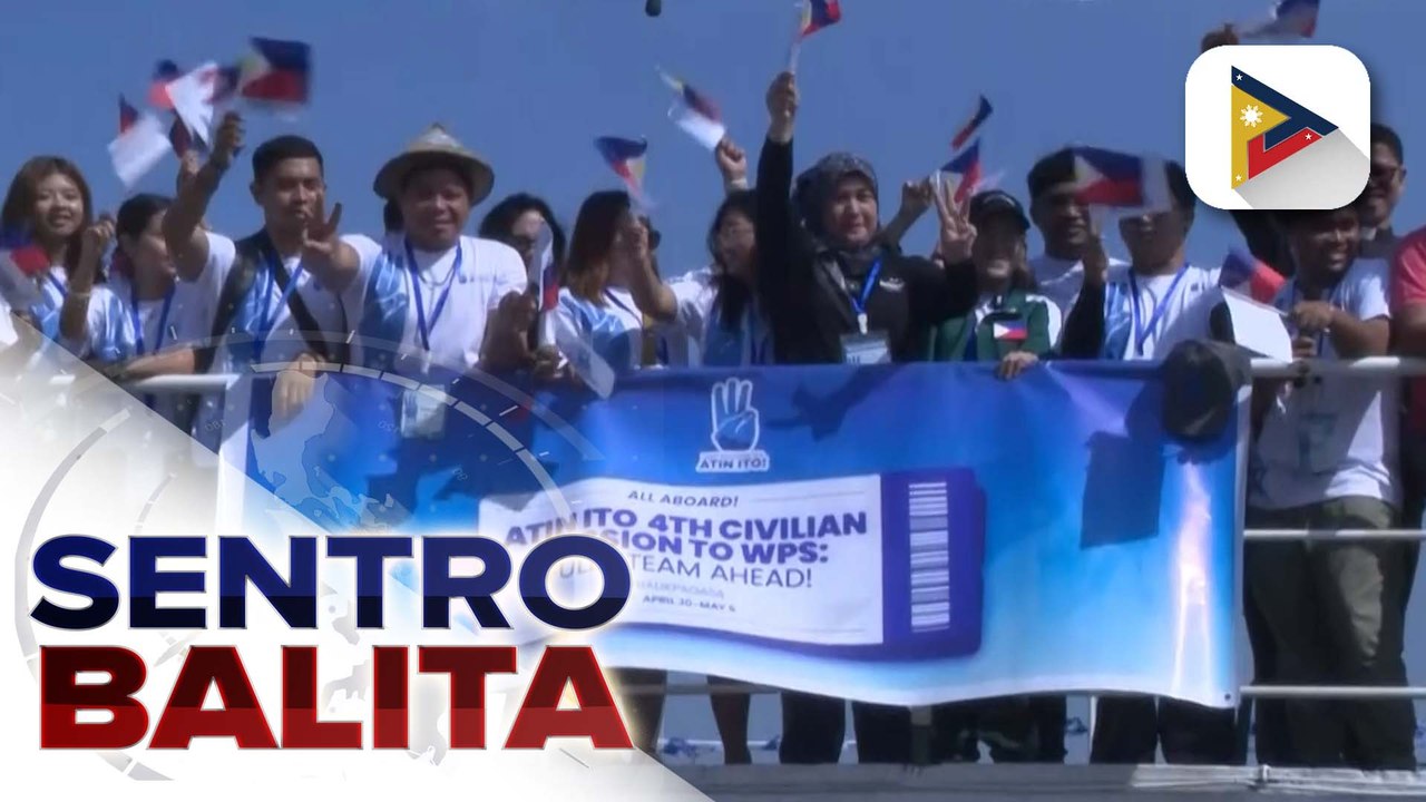 Ikaapat na misyon ng Atin Ito Coalition, maglalayag na patungong West Phl Sea; patriotic jet ski flag ride malapit sa Pag-asa island, kabilang sa mga isasagawa | ulat ni Rod Lagusad