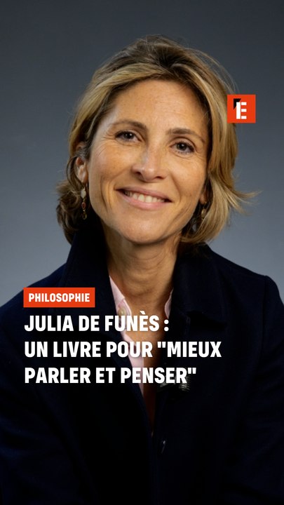 Julia de Funès : un livre pour "mieux parler et penser"