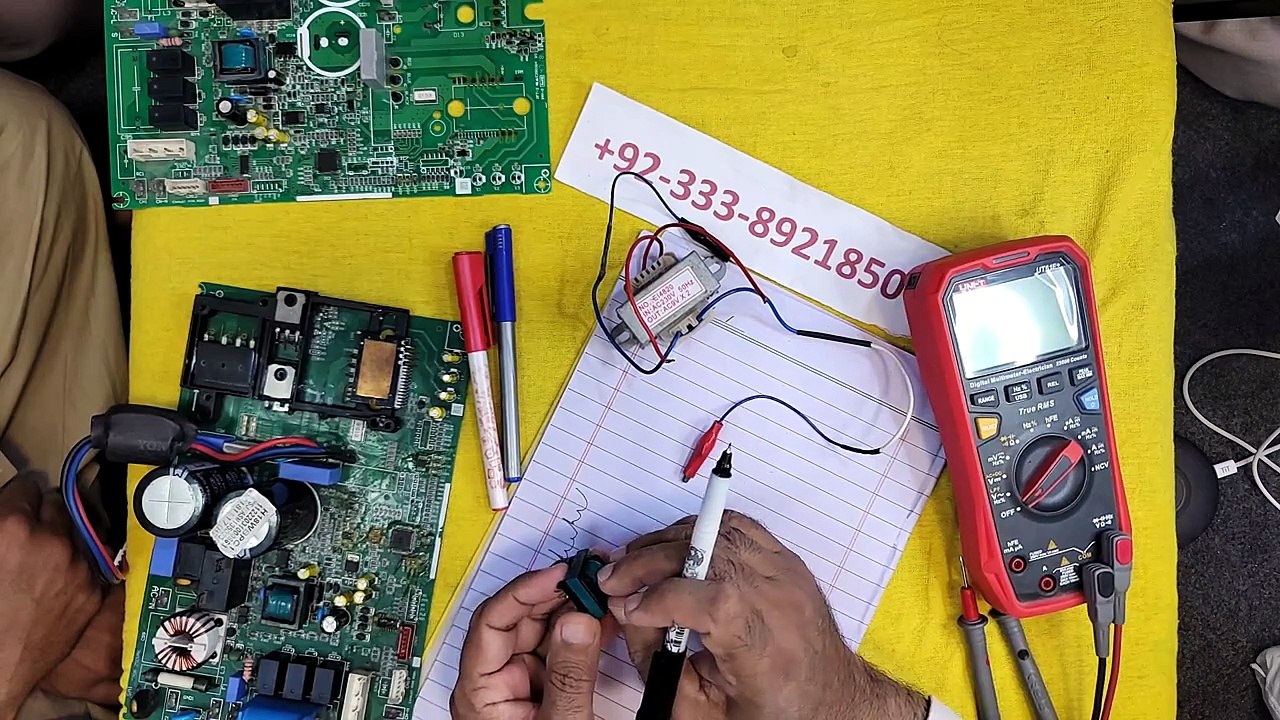 Dc inverter ac pcb SMPS transformer & pcb wiring diagram Dc inverter ac pcb training class Babar - DC Inverter A C PCB Training Class (720p, h264, youtube)