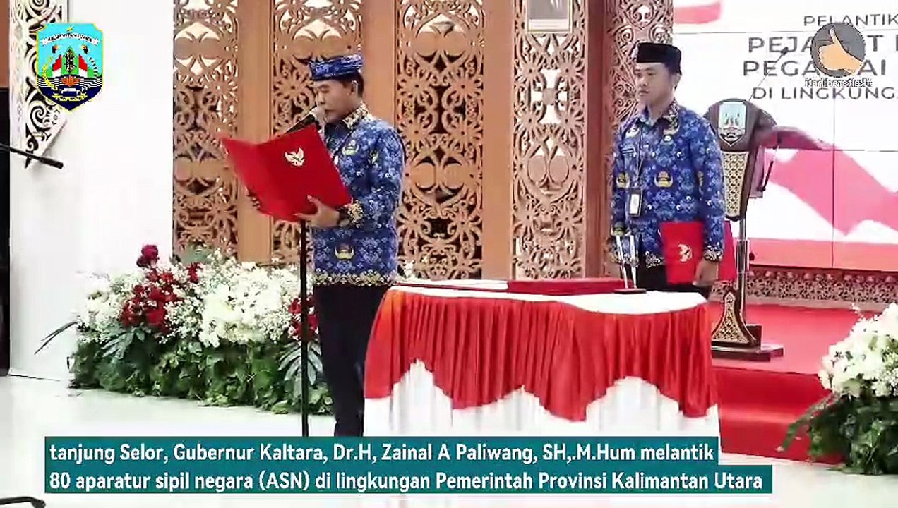 Gubernur Kaltara Lantik ASN, Tekankan Kualitas Kerja