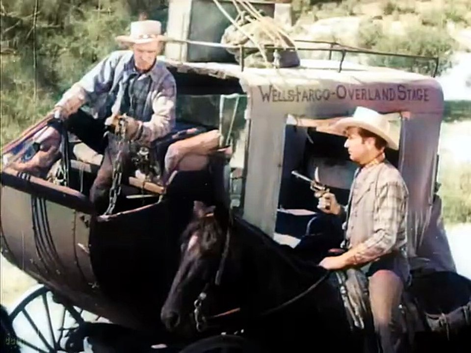 The Attack on the Stagecoach (1943) Hopalong Cassidy： baiting outlaws across the border!