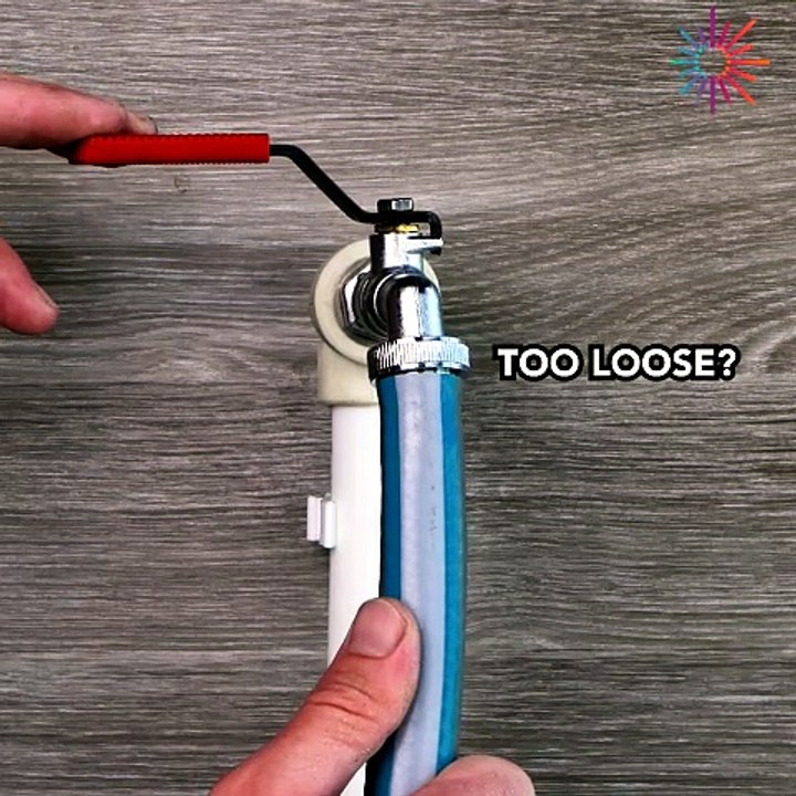 How to fix a loose hose in seconds 🔧