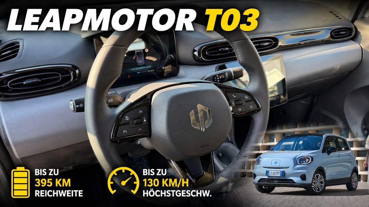 Leapmotor T03 kompakt: Preis-Leistung des City-Elektroautos