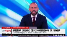 Show de Shakira no RJ deve reunir 2 milhões de pessoas