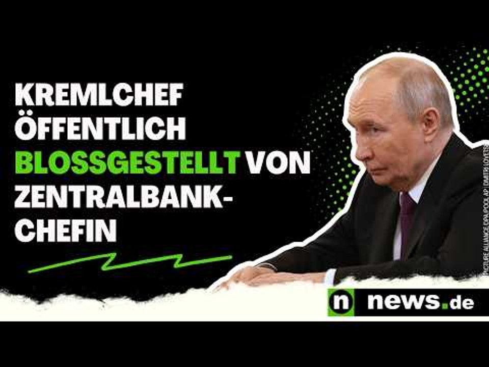 Wladimir Putin: Kremlchef öffentlich bloßgestellt von Zentralbank-Chefin