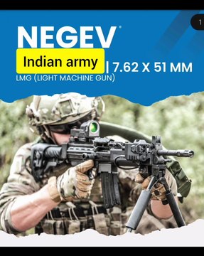 7.62 mm NEGEV LMG Technical data aur vishestaye