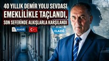 Demir yoluna adanmış 40 yıl : Son seferini yaptı