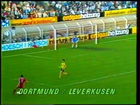 DORTMUND - LEVERKUSEN - 1985 - SAISON 1985/1986 -