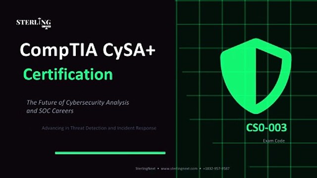 CompTIA CySA+ Certification The Future of Cybersecurity Analysis and SOC Careers
