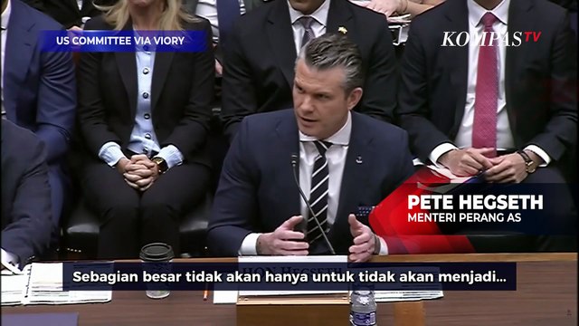 Nada Tinggi! Menteri Perang AS Pete Hegseth Dicecar di Rapat Kongres AS Soal Biaya Perang Iran