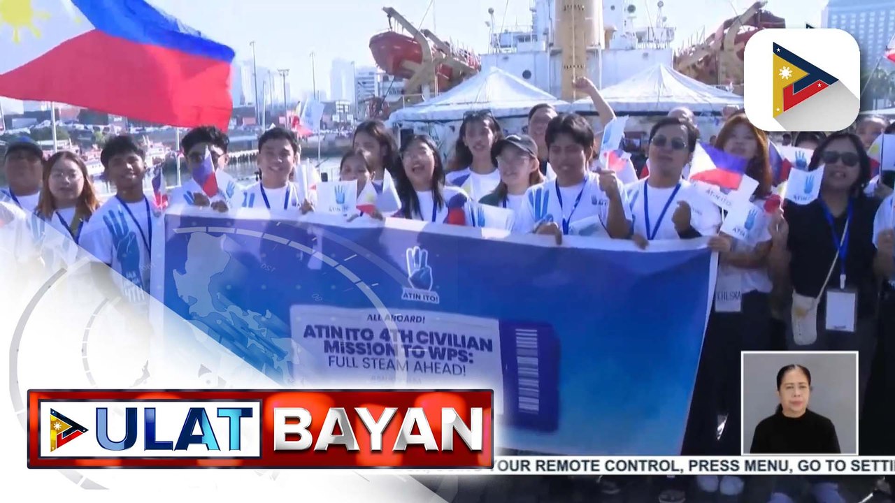 4th Civilian Mission ng Atin Ito Coalition sa WPS, layong maghatid ng tulong sa mga residente ng Pag-asa Island | ulat ni Rod Lagusad