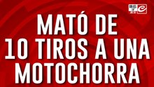 Policía mató de diez tiros a motochorra que intentó asaltarlo
