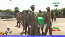 Arrivée de la dépouille du héros national Sadio Camara dans une atmosphère de recueillement
