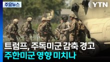 트럼프, 주독미군 감축 경고...주한미군 영향 미치나 / YTN