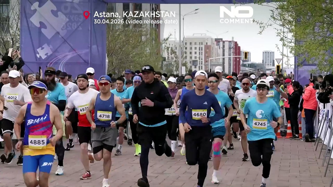 Astana: Tausende laufen beim 'Run for Autism' für mehr Inklusion