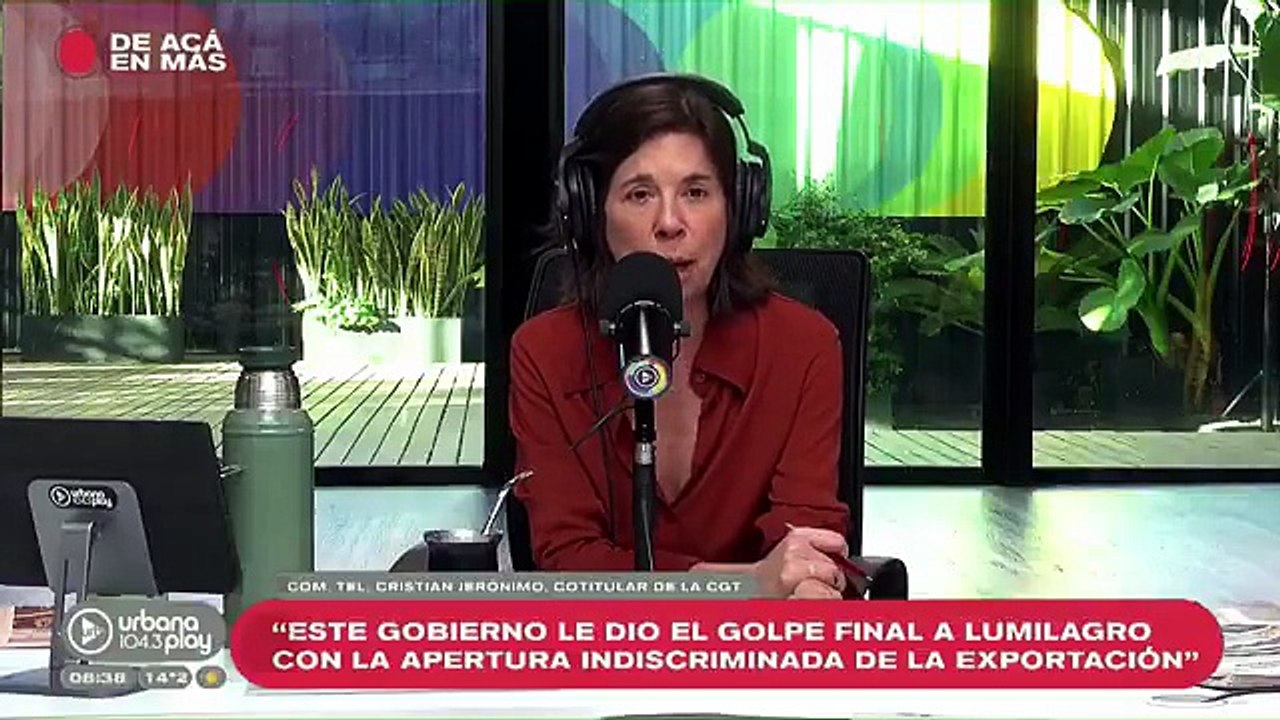 Cristian Jerónimo explicó el vínculo con Dante Gebel tras una reunión en la CGT.