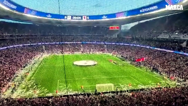 Los pitos al himno de la Champions del Metropolitano