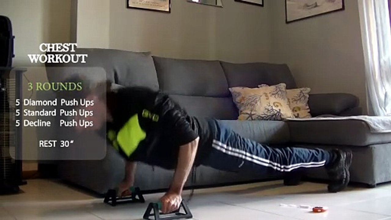 FULL CHEST WORKOUT AT HOME