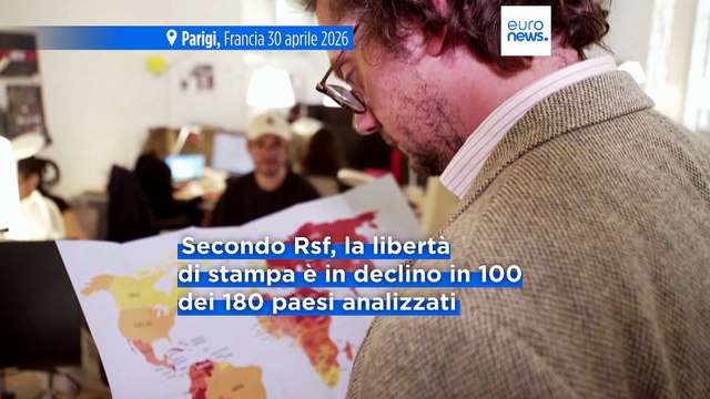 Libertà di stampa a livello globale al livello più basso degli ultimi 25 anni, Italia in calo
