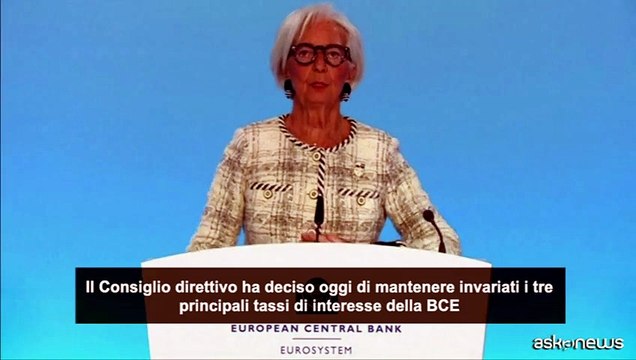 Lagarde (BCE): più a lungo durerà la guerra e più alti prezzi energia