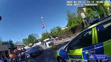 video polizia londra